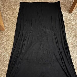 Black maxi skirt